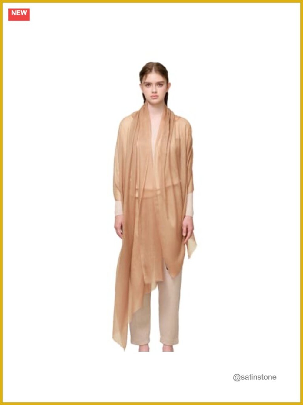 100% Pure Cashmere Shawl Wrap Oversized Feather-Light Scarf